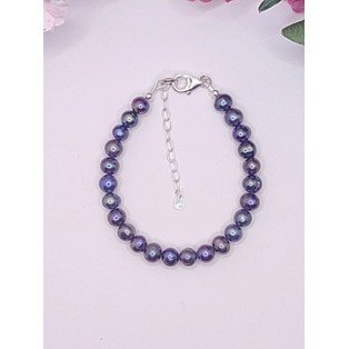 Natural Grey Freshwater Pearl Bracelet